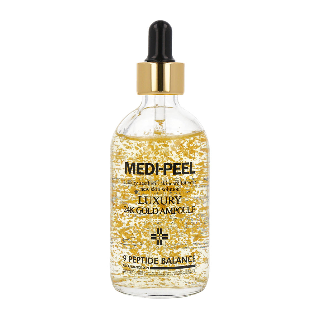 MEDI-PEEL MEDI-PEEL Luxury 24K Gold Ampoule 100ml - exfoliating - front bottle shot
