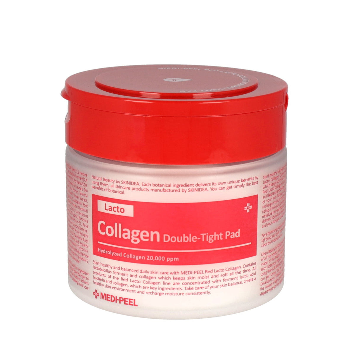 MEDI-PEEL MEDI-PEEL Red Lacto Collagen Double Tight Pad - 270ml (70pcs) - anti-aging - front bottle shot
