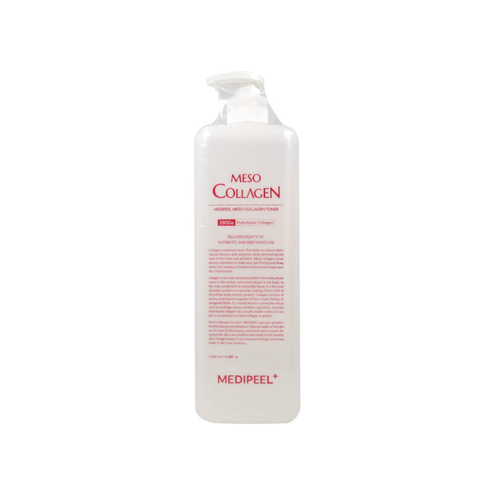 MEDI-PEEL MEDI-PEEL Meso Collagen Toner 1000ml - hydrating - front bottle shot