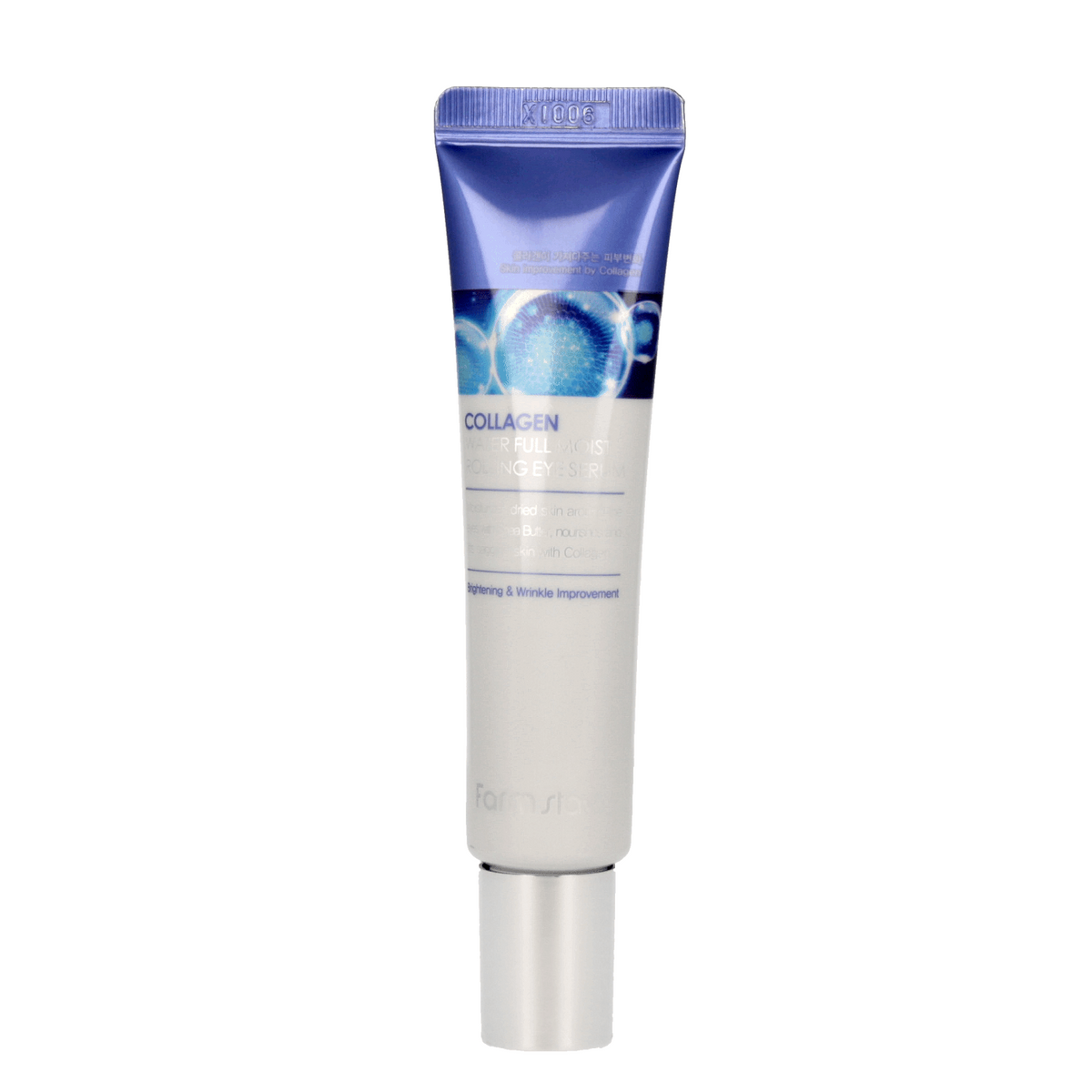 Farmstay Farmstay Collagen Water Full Moist Rolling Eye Serum 25ml - hydrating - front bottle shot