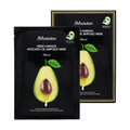 JM Solution JM Solution Water Luminous Avocado Oil Ampoule Mask Black 10ea - hydrating - front bottle shot