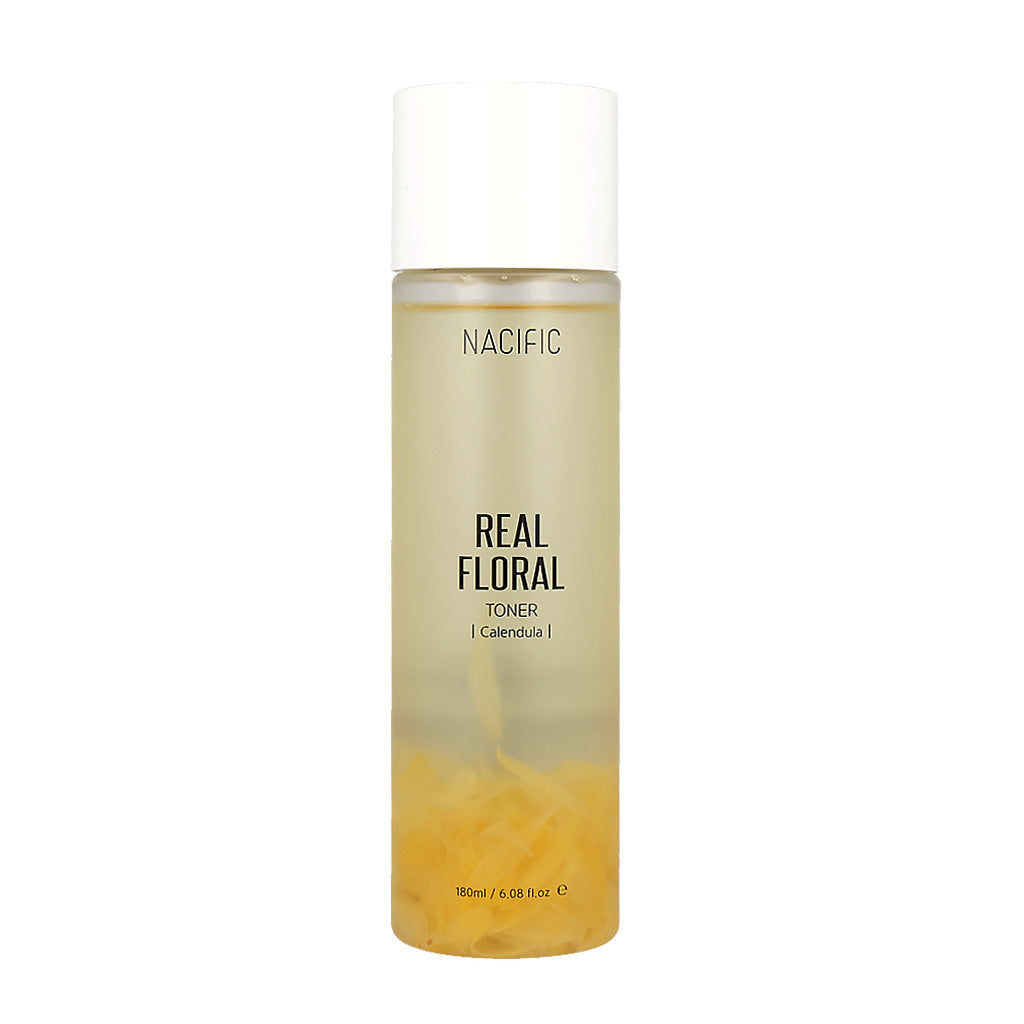 NACIFIC NACIFIC Real Floral Toner Calendula 180ml - hydrating - front bottle shot