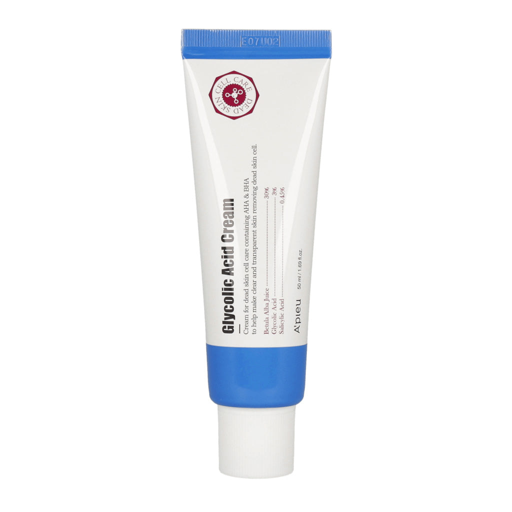 A'PIEU A'PIEU Glycolic Acid Cream 50ml - hydrating - front bottle shot