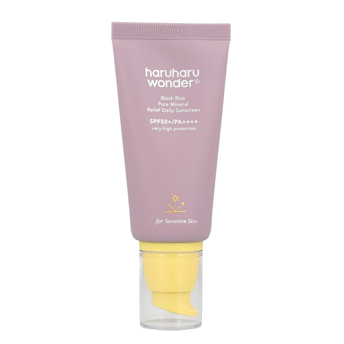haruharu wonder haruharu wonder Black Rice Pure Mineral Relief Daily Sunscreen SPF50+ PA++++ 50ml - hydrating - front bottle