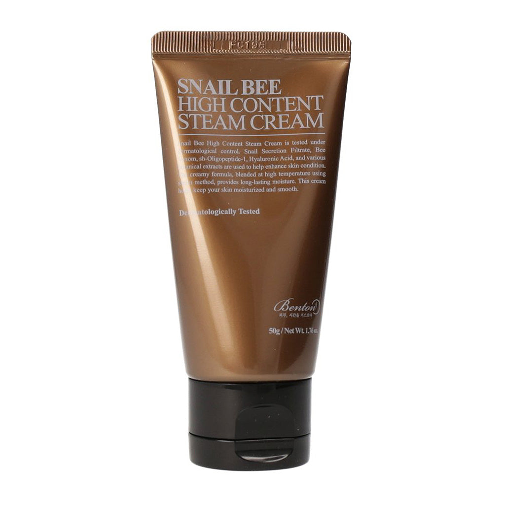 BENTON BENTON Snail Bee High Content Steam Cream 50g - hydrating - front bottle shot