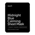 dear, klairs dear, klairs Midnight Blue Calming Sheet Mask 25ml*5ea - soothing - front bottle shot