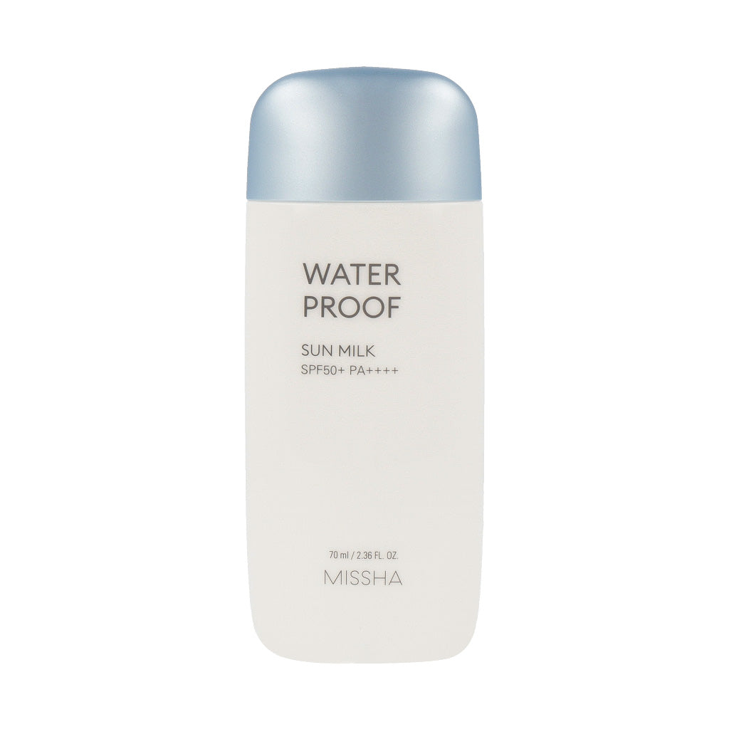 MISSHA MISSHA All Around Safe Block Waterproof Sun Milk SPF 50+ PA+++ 70ml - sun protection - front bottle shot