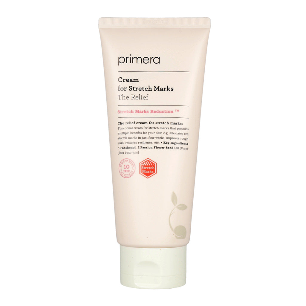 primera primera The Relief Cream for Stretch Marks 200ml - hydrating - front bottle shot