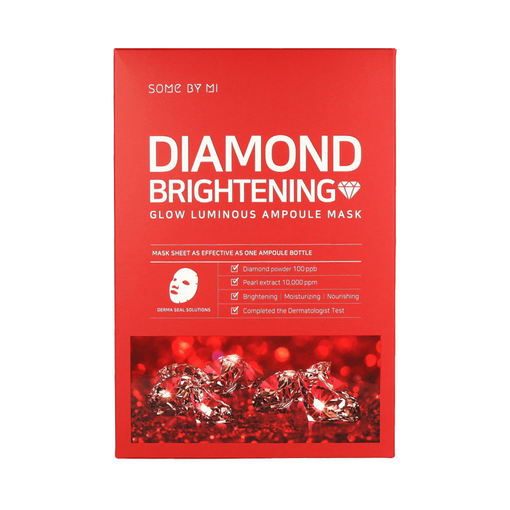 SOME BY MI SOME BY MI Glow Luminous Ampoule Mask 03 Red Diamond Brightening - hydrating - front bottle shot