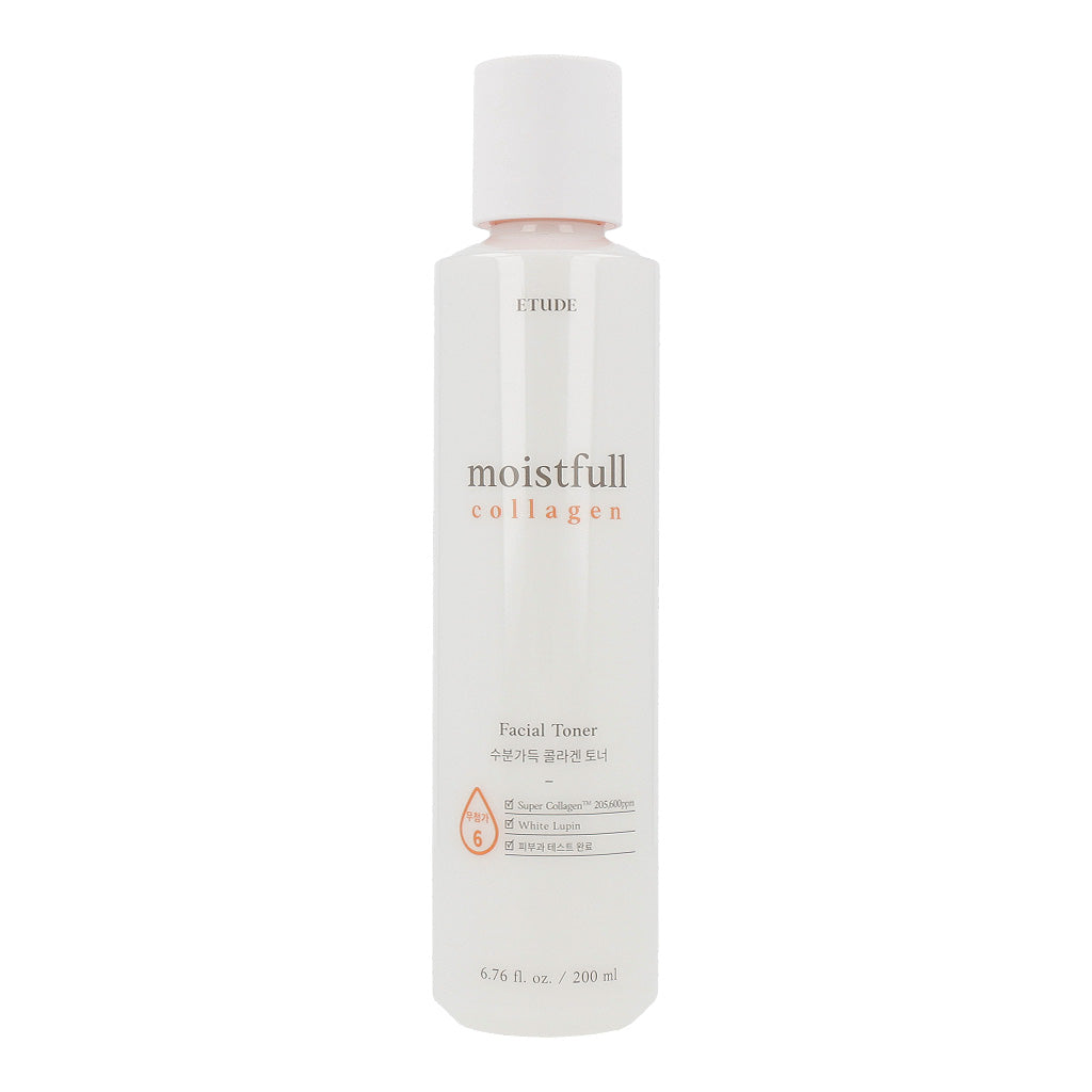 ETUDE ETUDE Moistfull Collagen Facial Toner 200ml - hydrating - front bottle shot