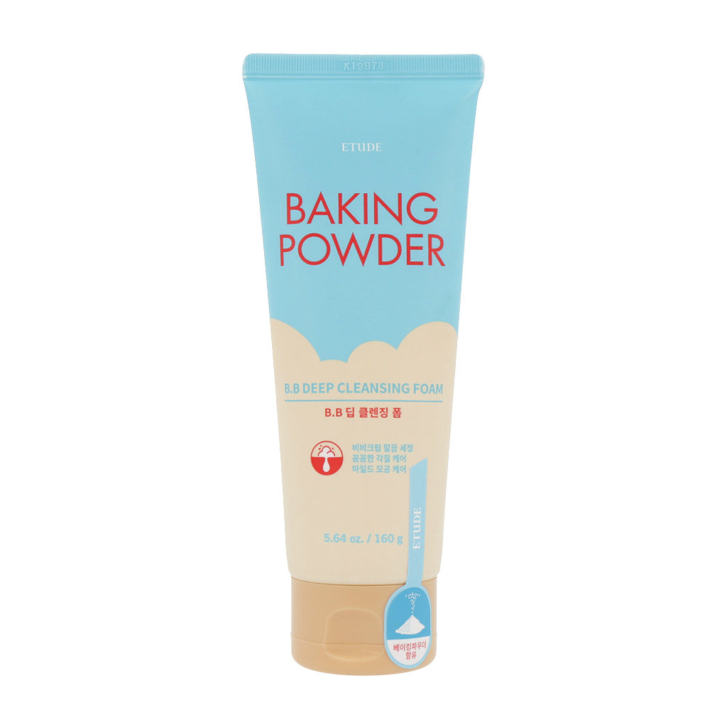 ETUDE ETUDE Baking Powder B.B Deep Cleansing Foam 160ml - brightening - front bottle shot