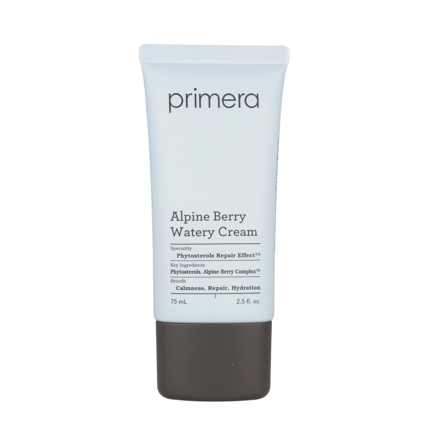 primera primera Alpine Berry Watery Cream 75ml - hydrating - front bottle shot