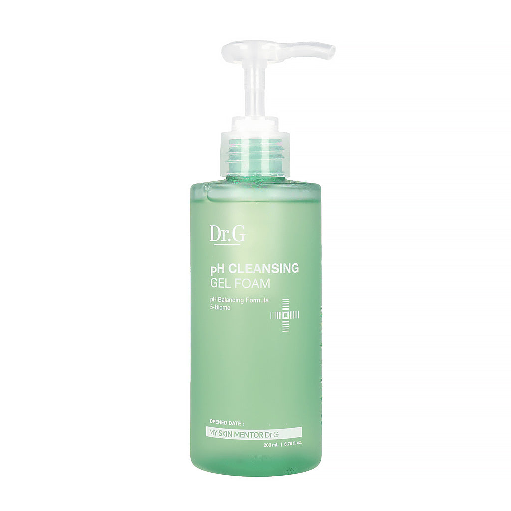Dr.G Dr.G pH Cleansing Gel Foam 200ml - hydrating - front bottle shot