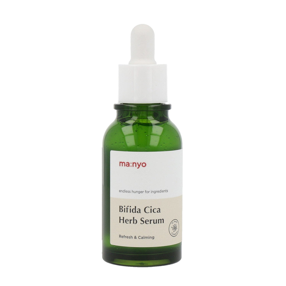 ma:nyo ma:nyo Bifida Cica Herb Serum 50ml - soothing - front bottle shot