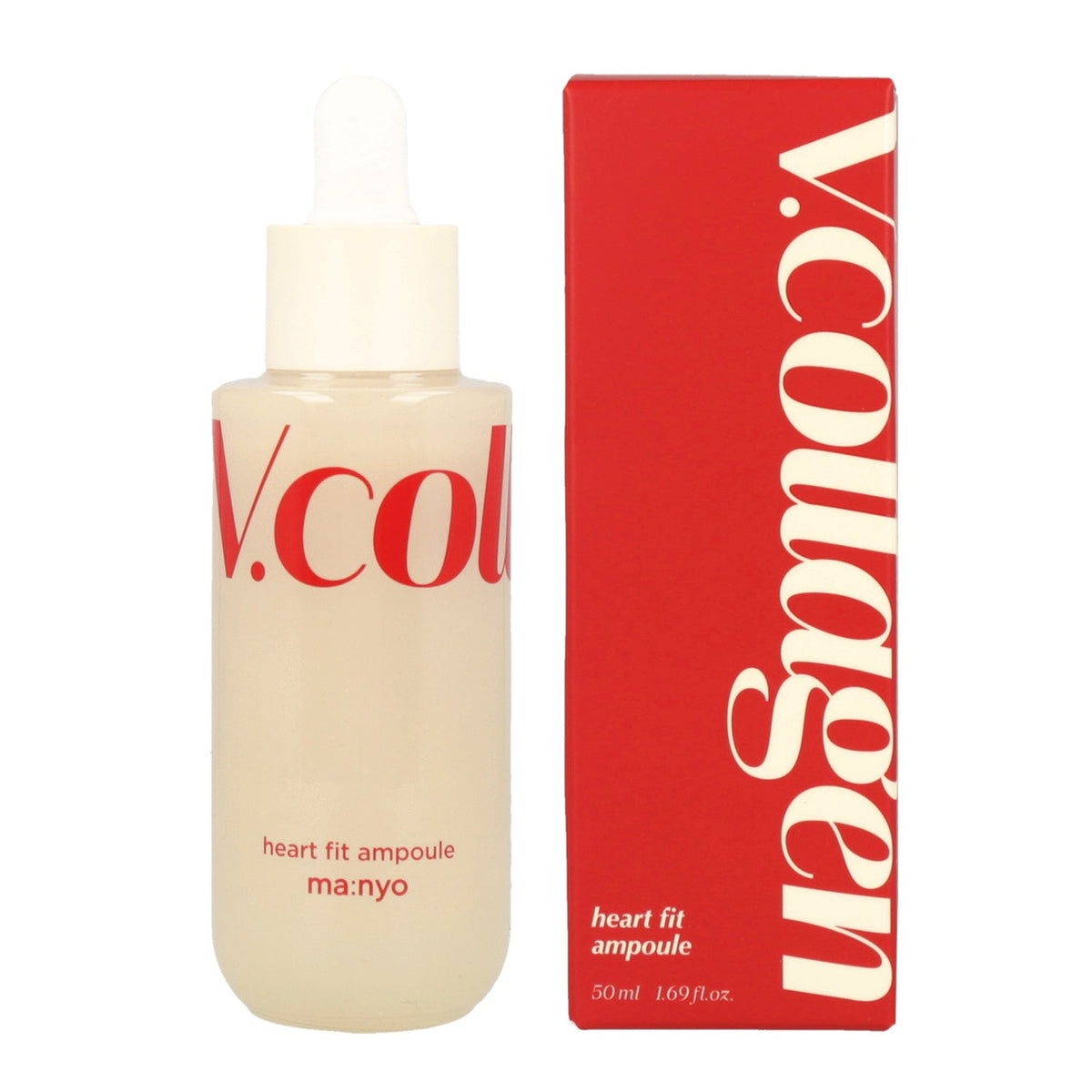 ma:nyo ma:nyo V Collagen Heart Fit Ampoule 50ml - brightening - front bottle shot