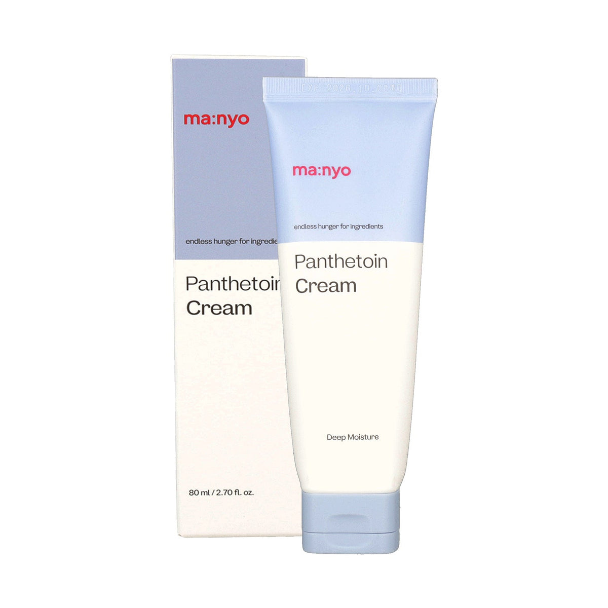 ma:nyo ma:nyo Panthetoin Cream 80ml - hydrating - front bottle shot