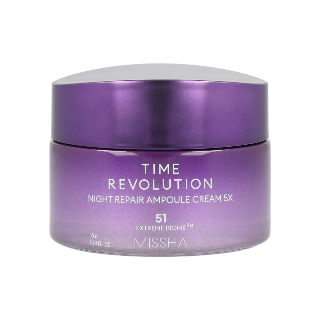 MISSHA MISSHA Time Revolution Night Repair Ampoule Cream 5X 50ml - hydrating - front bottle shot