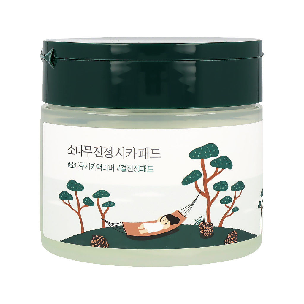 ROUND LAB ROUND LAB Pine Tree Soothing Cica Pad 195ml/50ea - soothing - front bottle shot