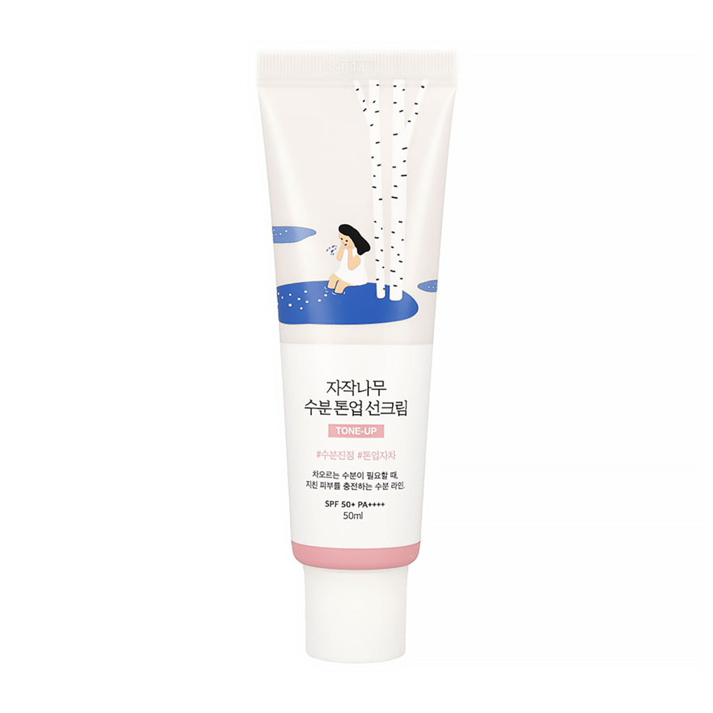 ROUND LAB ROUND LAB Birch Juice Moisturizing Tone-Up Sunscreen SPF50+ PA++++ 50ml - hydrating - front bottle shot