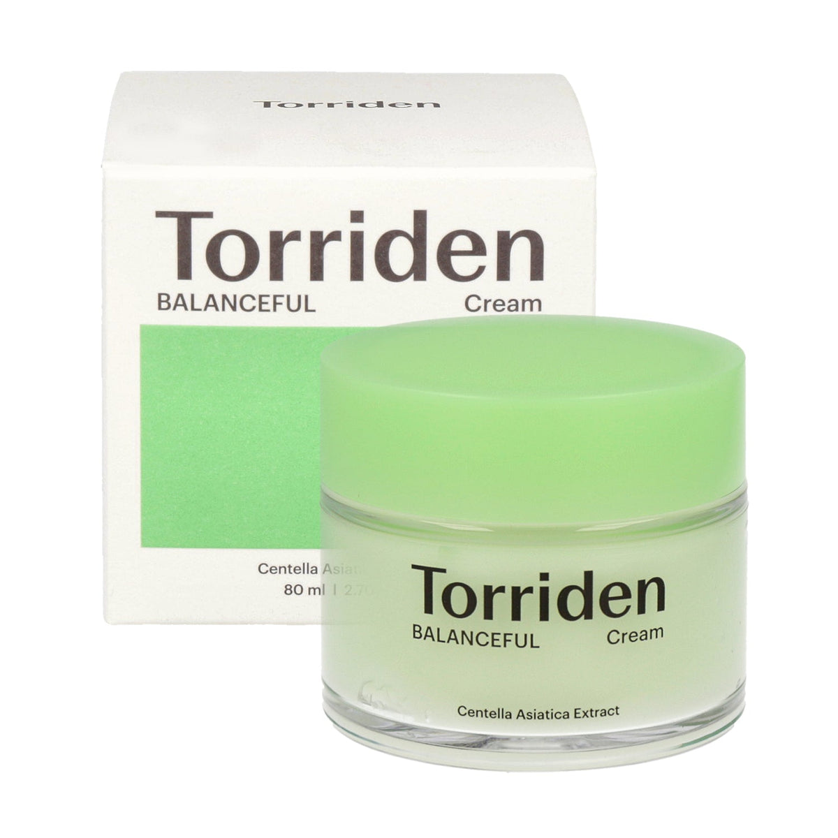 Torriden Torriden Balanceful Cica Cream 80ml - hydrating - front bottle shot