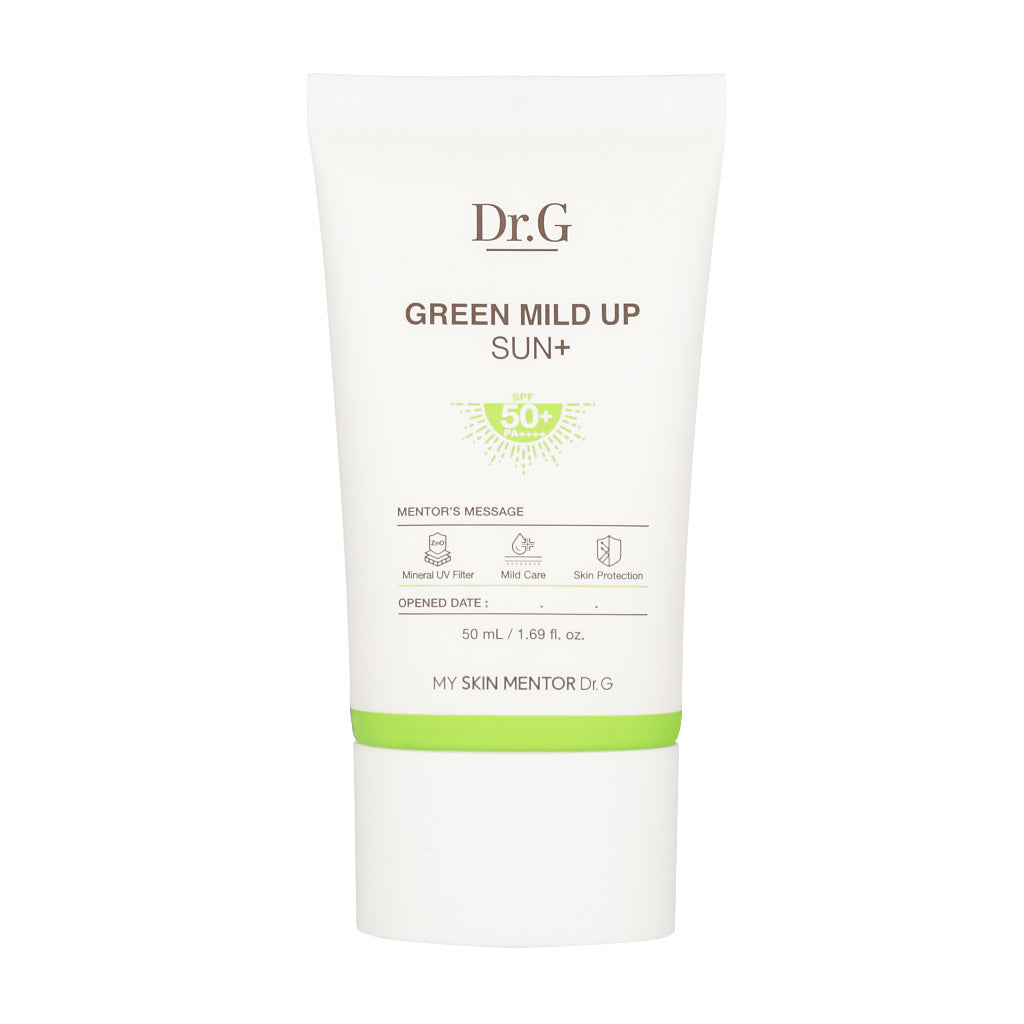 Dr.G Dr.G Green Mild Up Sun+ SPF50+ PA++++ 50ml - soothing - front bottle shot