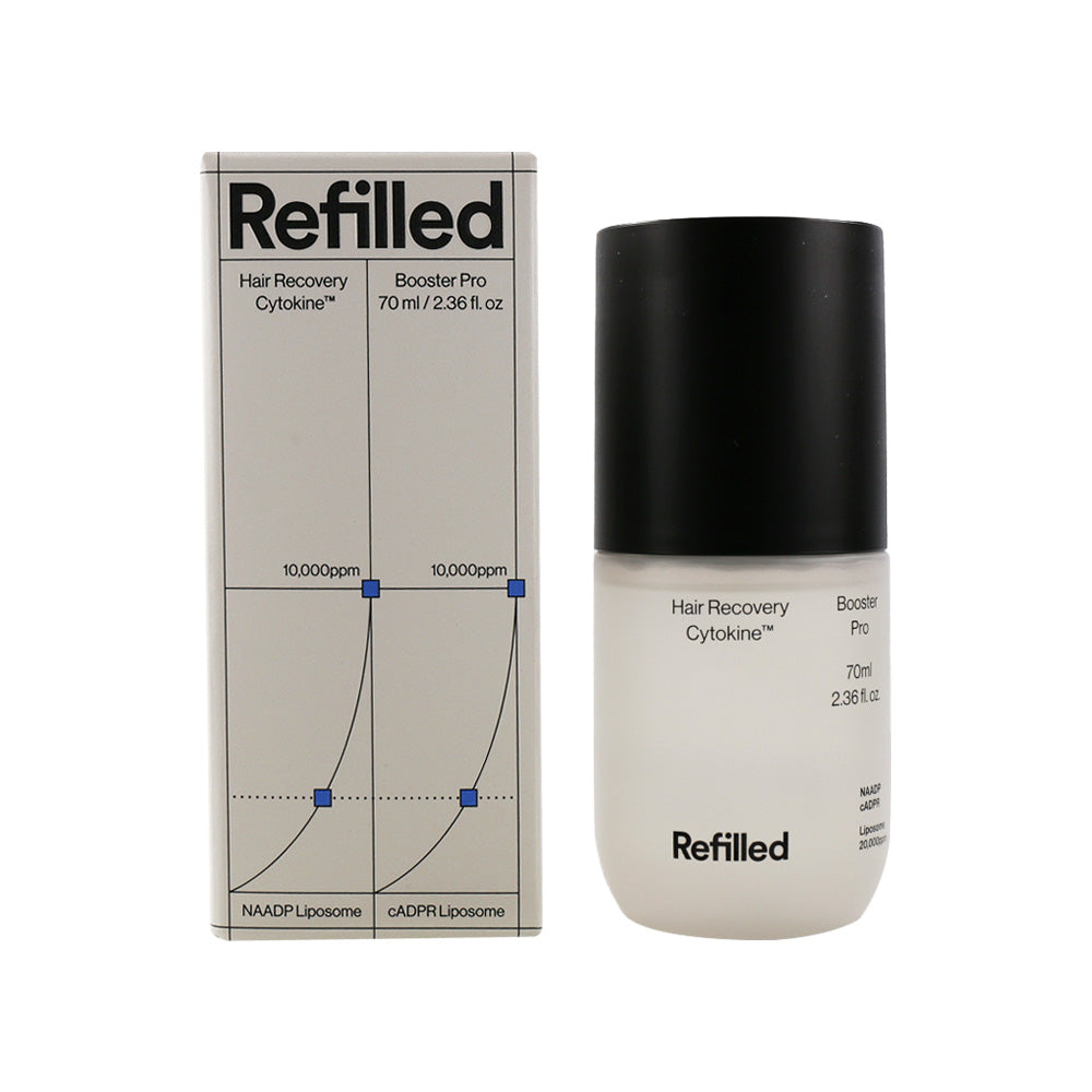Refilled Refilled Hair Recovery Cyrokine Booster Pro 70ml - exfoliating - front bottle shot
