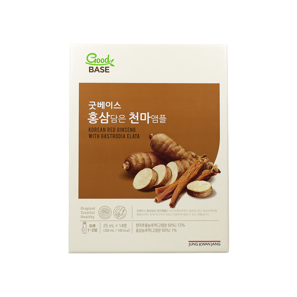 JUNG KWAN JANG Jung Kwan Jang Good base Korean Red Ginseng With Gastrodia Elata 25ml * 14 bottles - daily care - front