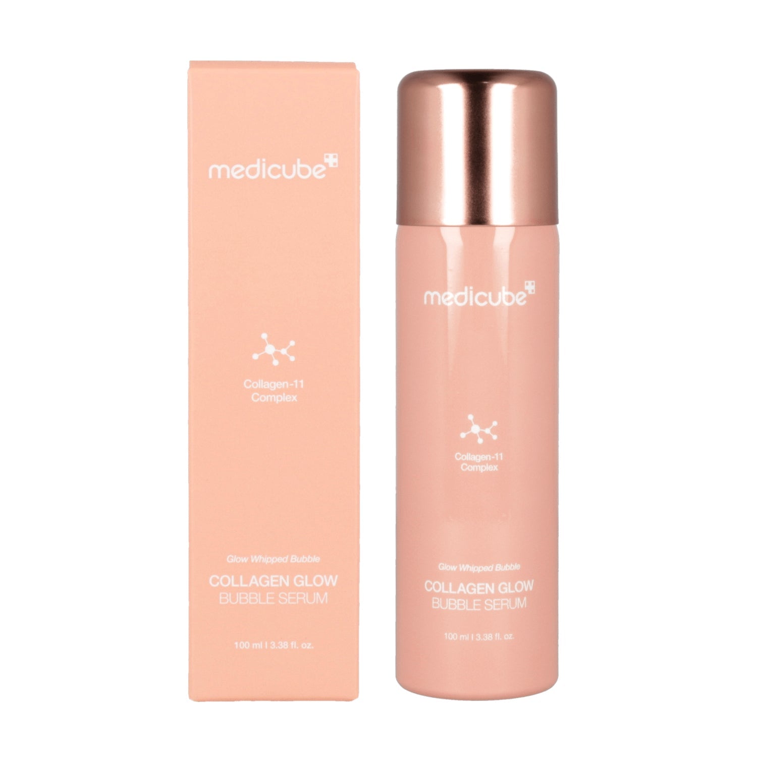 MEDICUBE Medicube Collagen Glow Bubble Serum 100ml - brightening - front bottle shot
