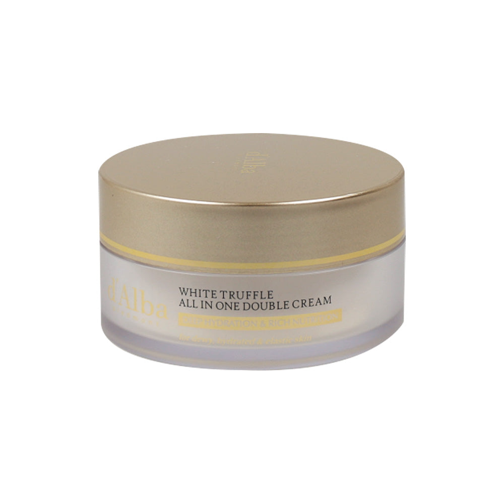 d'Alba d'Alba White Truffle All In One Double Cream 70g - hydrating - front bottle shot