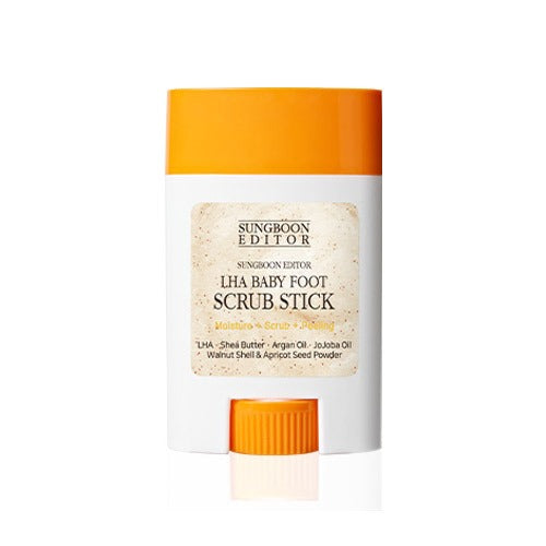 SUNGBOON EDITOR SUNGBOON EDITOR LHA Baby Foot Scrub Stick 20g - hydrating - front bottle shot