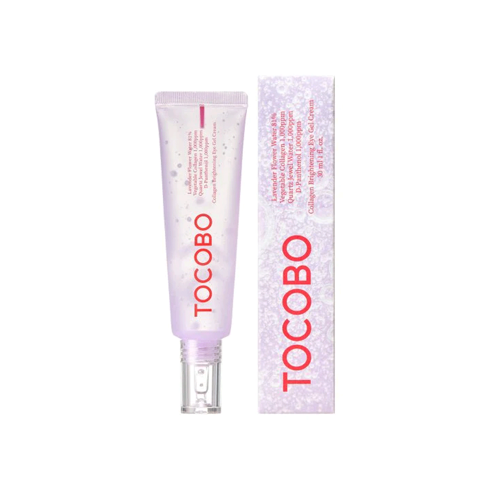 TOCOBO TOCOBO Collagen Brightening Eye Gel Cream 30ml - soothing - front bottle shot