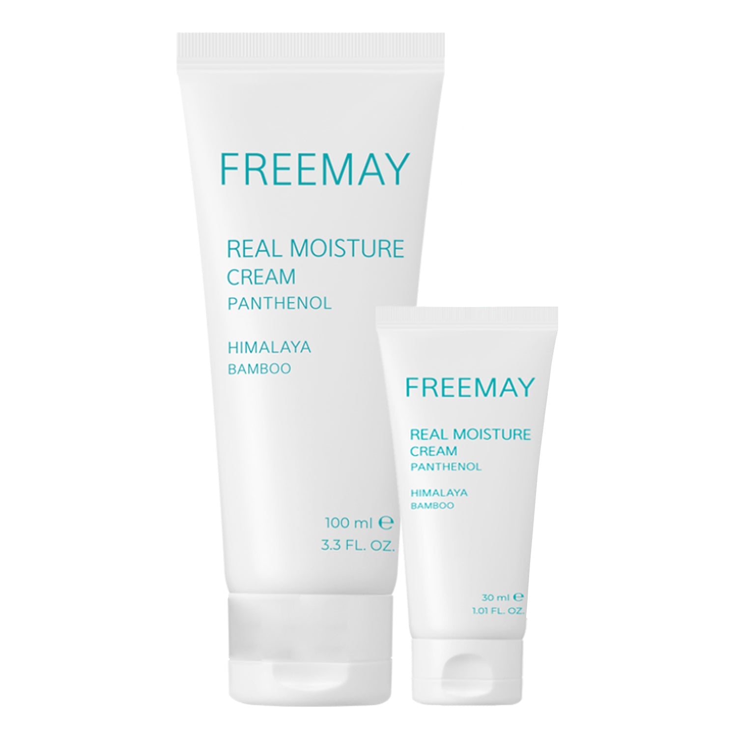 freemay freemay Real Moisture Cream 100ml Set (+30ml) - hydrating - front bottle shot
