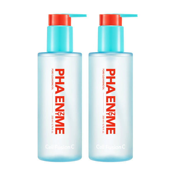 Cell Fusion C Cell Fusion C PHA Enzyme Pore Cleansing Oil 200ml 1+1 - pore care - front bottle shot