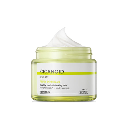SCINIC SCINIC Cicanoid Cream 80ml - soothing - front bottle shot
