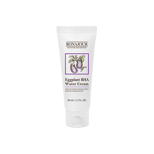 BONAJOUR BONAJOUR Eggplant BHA Water Cream 50ml - soothing - front bottle shot