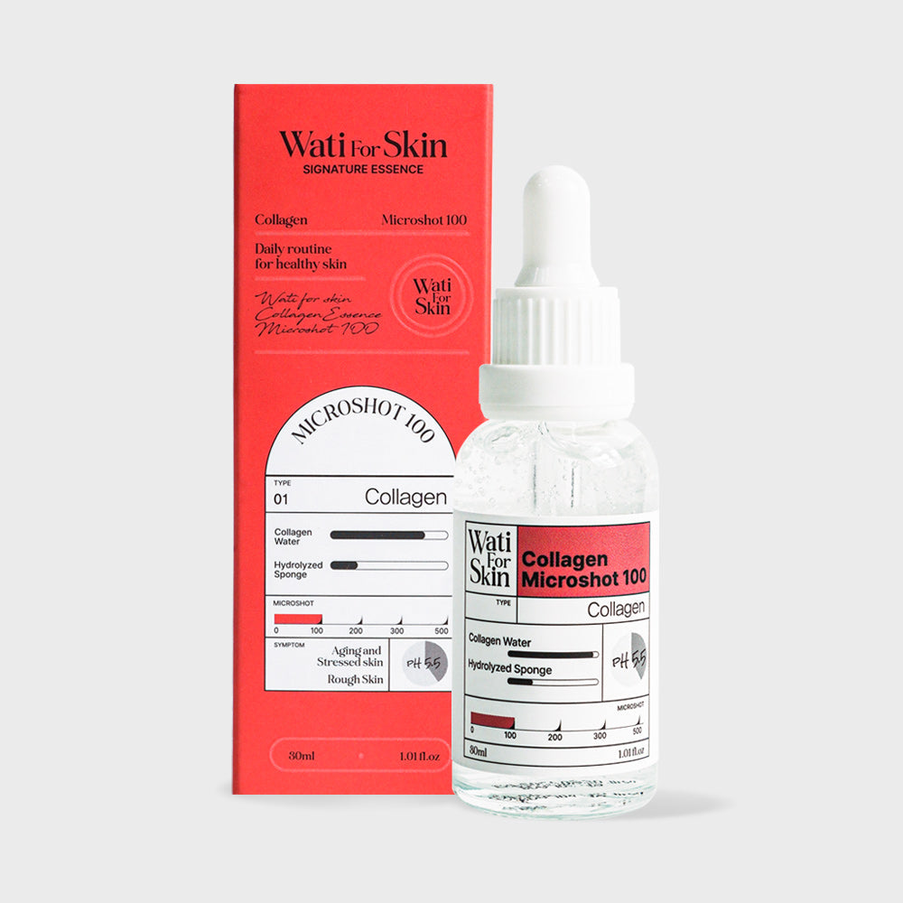 Wati For Skin Wati For Skin Collagen Essence Microshot 100 30ml - hydrating - front bottle shot
