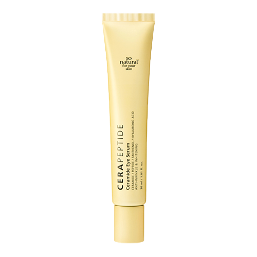 so natural so natural Cera Peptide Eye Serum 30ml - hydrating - front bottle shot