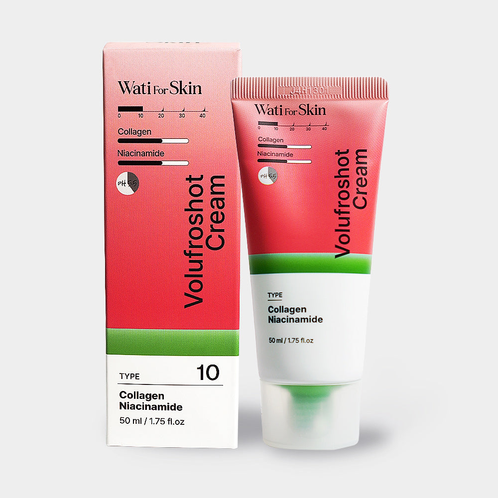 Wati For Skin Wati For Skin Collagen Niacinamide Volufroshot Cream 50ml - hydrating - front bottle shot