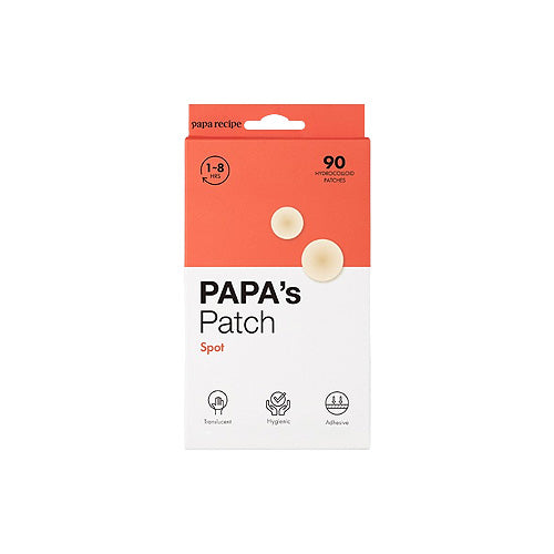 papa recipe papa recipe Papa's Patch Spot 5 Sheets *90 Patches - soothing - front bottle shot