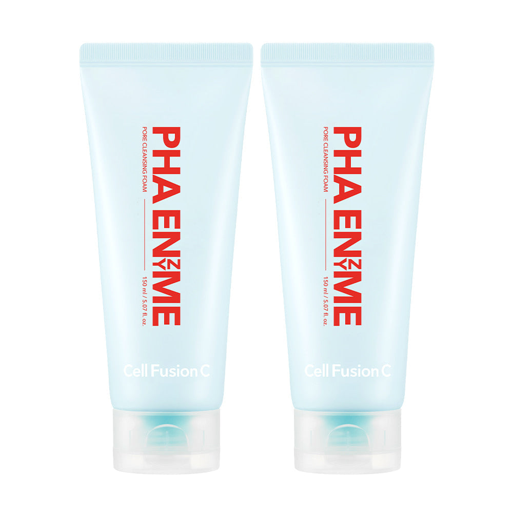 Cell Fusion C Cell Fusion C PHA Enzyme Pore Cleansing Foam (1+1 Special Set) - hydrating - front bottle shot