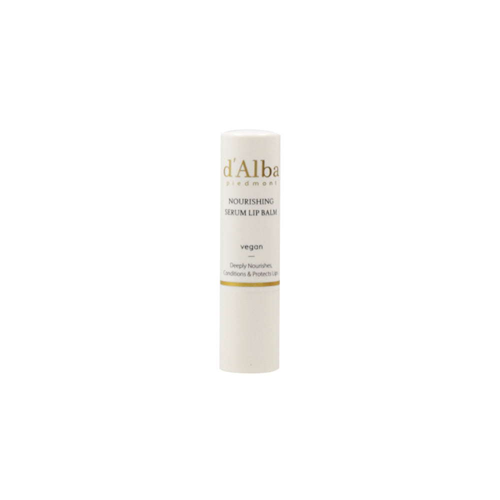 d'Alba d'Alba White Truffle Nourishing Serum Lip Balm 3.6g - hydrating - front bottle shot