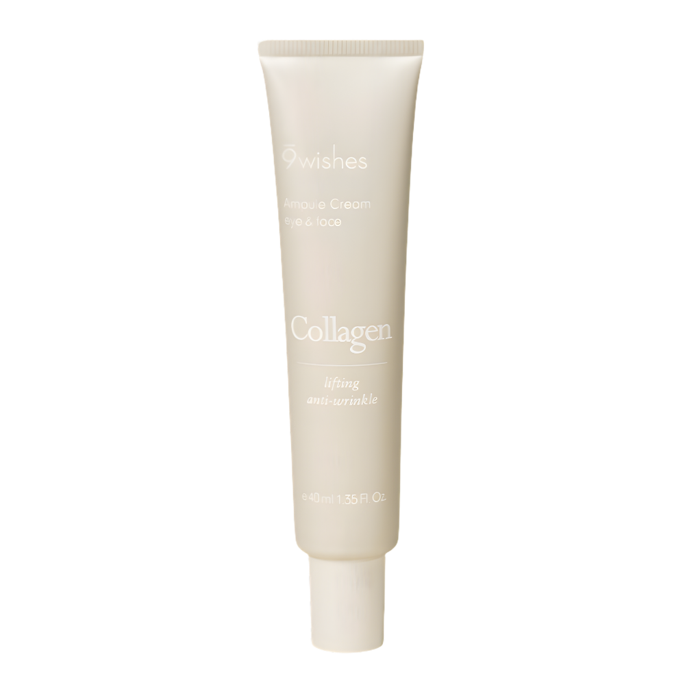 9wishes 9wishes Collagen Ampule Eye & Face Cream 40ml - anti-aging - front bottle shot