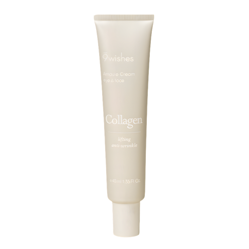 9wishes 9wishes Collagen Ampule Eye & Face Cream 40ml - anti-aging - front bottle shot