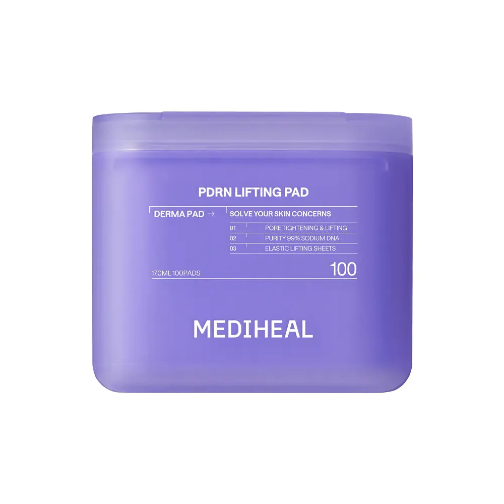 MEDIHEAL MEDIHEAL Derma 365 PDRN Lifting Pad 100ea - hydrating - front bottle shot