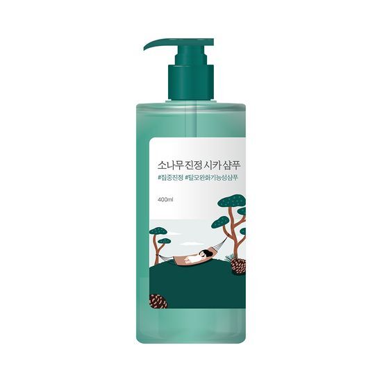 ROUND LAB ROUND LAB Pine Calming Cica Shampoo 400ml - soothing - front bottle shot
