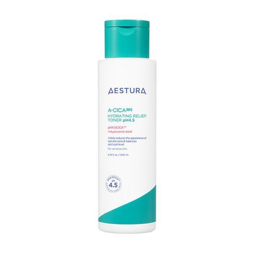 AESTURA AESTURA A-cica 365 Hydrating Relief Toner ph4.5 200ml - hydrating - front bottle shot