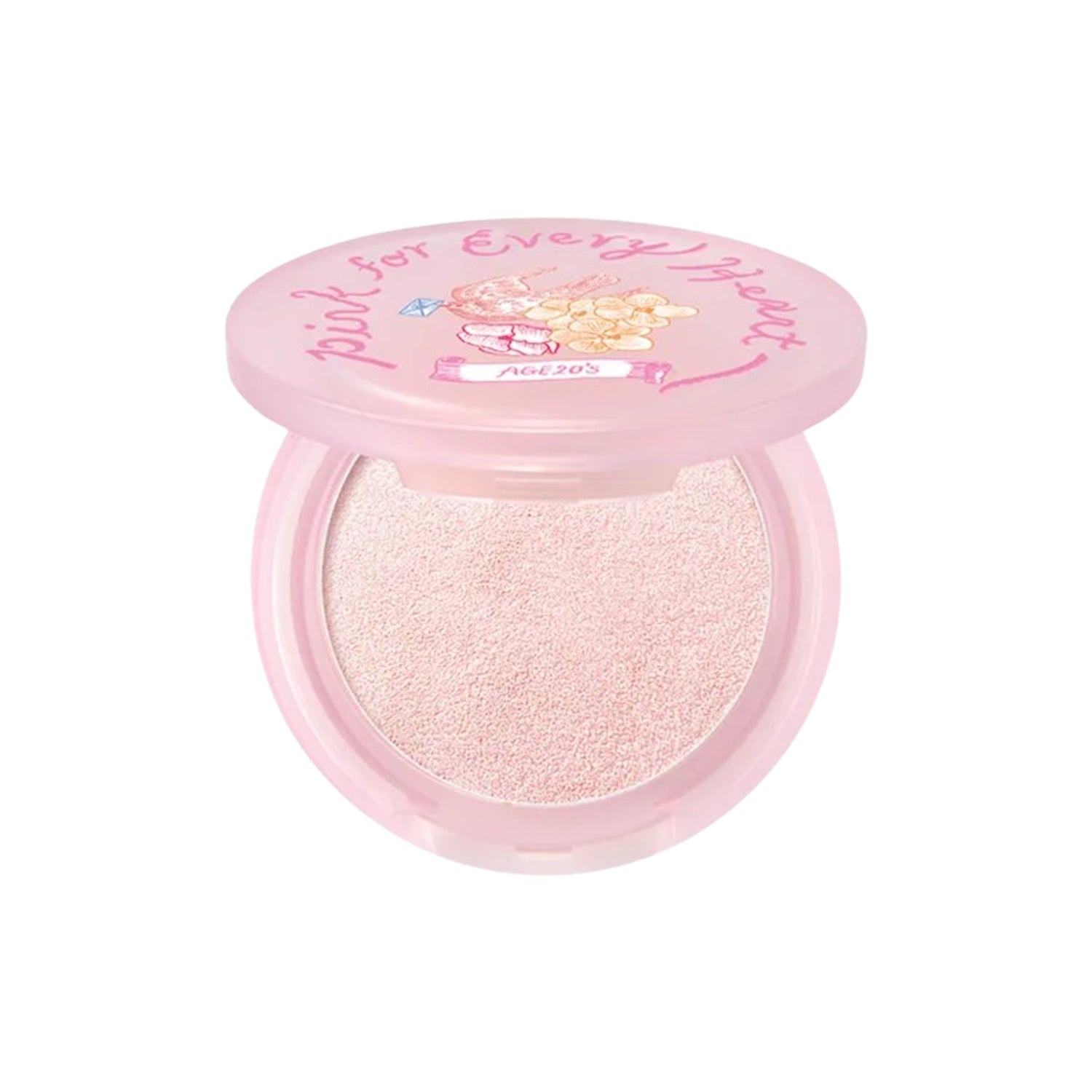 AGE20's AGE20's Pink for Every Heart Edition Care Glow Highlighter - hydrating - front bottle shot