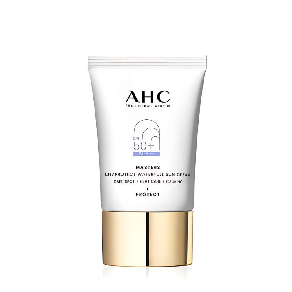 AHC AHC Masters Melaprotect Waterfull Sun Cream 40ml - soothing - front bottle shot