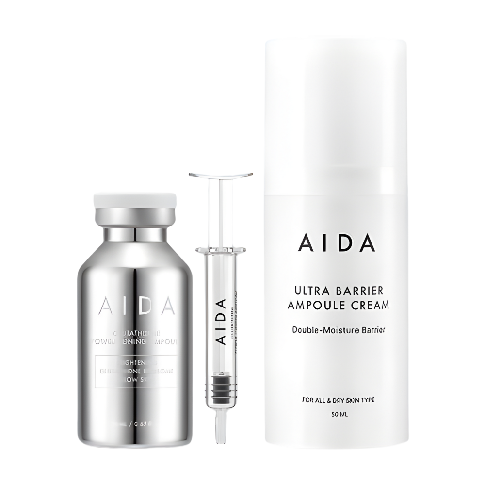 AIDA AIDA Whitening Daily Toning Set - brightening - front bottle shot