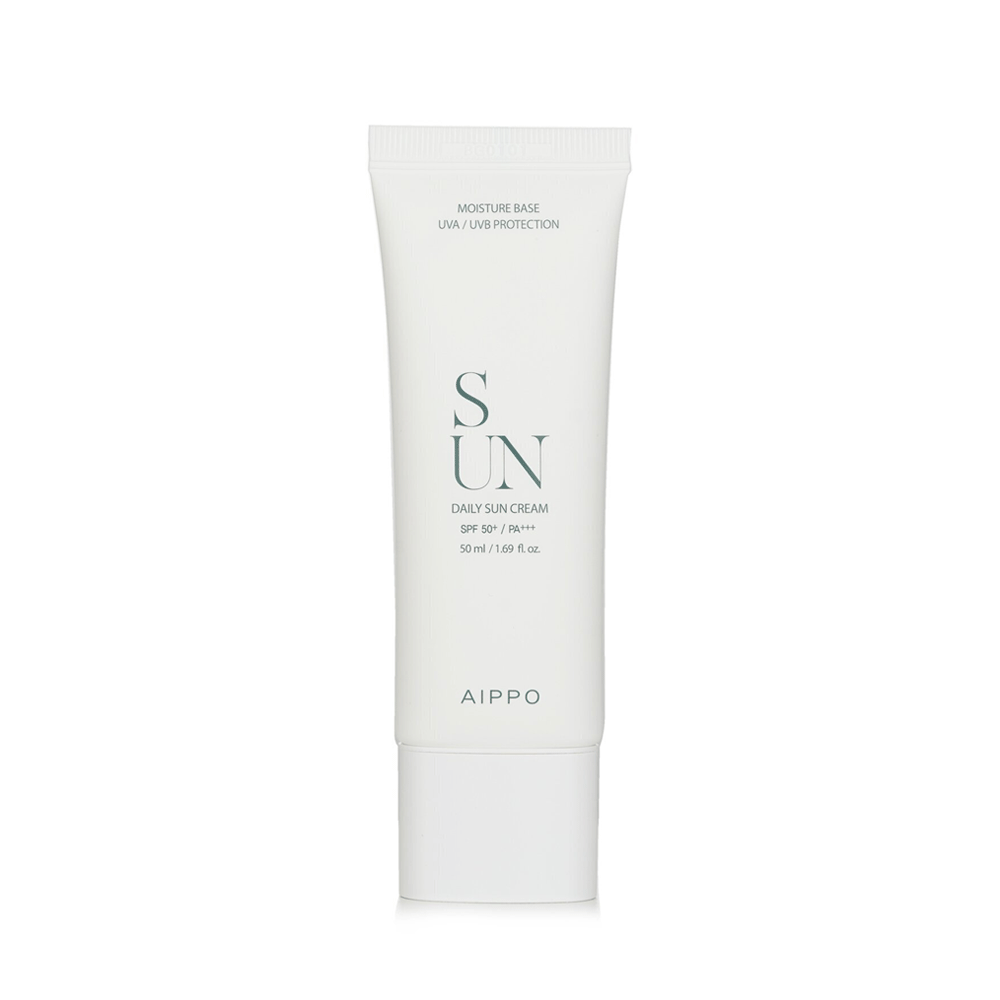 AIPPO AIPPO Daily Sun Cream SPF50+ PA+++ 50ml - sun protection - front bottle shot